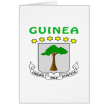Guinea Coat Of Arms Designs Cards