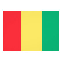 Guinea Flag Custom Invitations