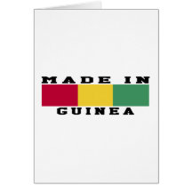 Guinea Made In Designs Greeting Card