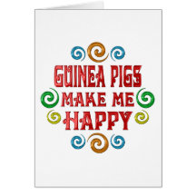 Guinea Pig Happiness Greeting Card
