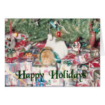 Guinea Pig Holiday Card