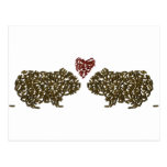 Guinea Pigs in Love Postcard