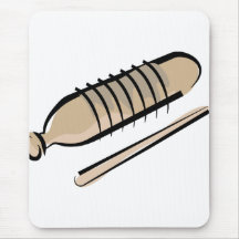 Guiro scraper percussion instrument design image mousepads