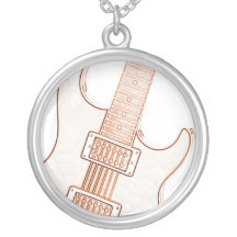 Guitar Image Necklace
