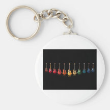 Guitar Lineup Key Chains