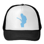 Guitar Player Blue Trucker Hats