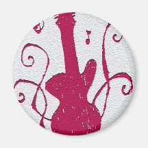 Guitar Silhouette Magnet