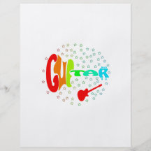guitar txt shaped stars music design 3.png flyer design