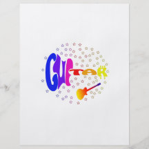 guitar txt shaped stars music design.png flyer