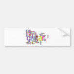 guitar words bumper sticker