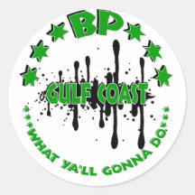 GULF COAST ROUND STICKERS