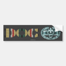 Gulf War DOC Combat Medical Badge Sticker Bumper Sticker