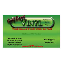 GulfCoast Vinyl- Business Card Template