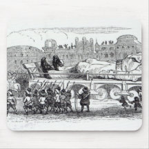 Gulliver transported to the Lilliputian Mouse Pads