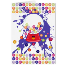 Gumball_Machine Greeting Card