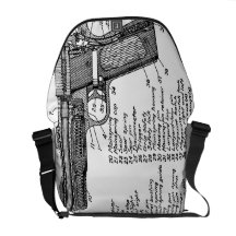 Gun Diagram Courier Bag