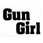 Gun Girl Post Card