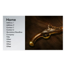 Gun - Pistols at dawn Business Cards