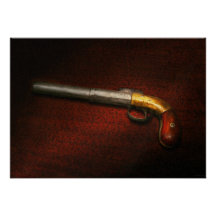 Gun - The shooting iron Custom Invitation