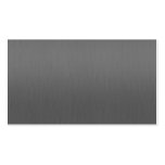 gunmetal brushed aluminium business card