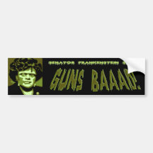 Guns Baad! Bumper Sticker