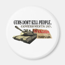 Guns Don't Kill People Fridge Magnet