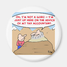 guru advice tax accountant refrigerator magnets