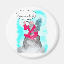 guru of the mountain fridge magnets