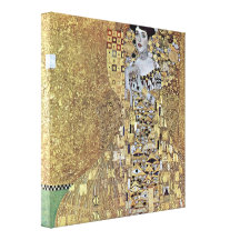 Gustav Klimt - Portrait of Adele Bloch-Bauer Stretched Canvas Print