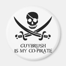 Guy Brush is My Co-Pirate Magnet
