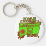 guys girls funny zombie shirt undead zombies keychain