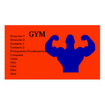 GYM TARJETAS DE VISITA