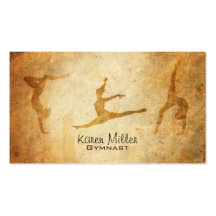 Gymnast Business Cards