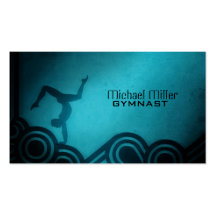 Gymnast Business Cards