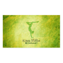 Gymnast Business Cards