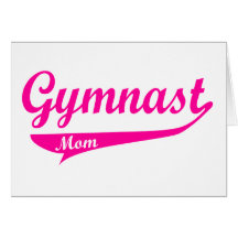 Gymnast Family Swoosh Female Card