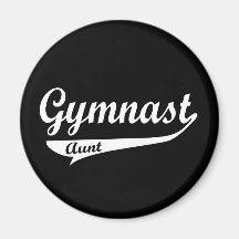 Gymnast Family Swoosh Female Refrigerator Magnets