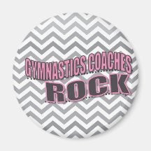 Gymnastic Coach Gift Fridge Magnets