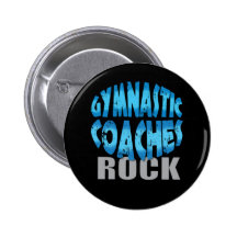 Gymnastic Coaches Gifts Button