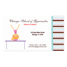Gymnastic School Business Cards