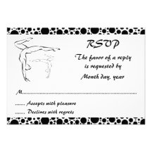 Gymnastics 2 RSVP Personalised Announcement