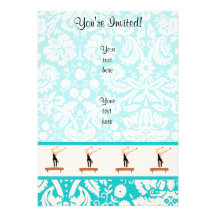 Gymnastics Balance Beam Personalised Announcements