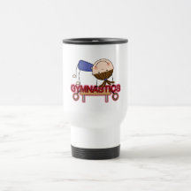 GYMNASTICS - Brunette Girl Balance Beam t-shirts Coffee Mug