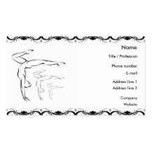 Gymnastics Business Card