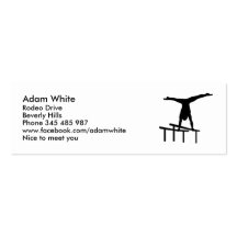 Gymnastics Business Card