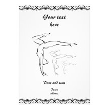 Gymnastics Custom Announcements