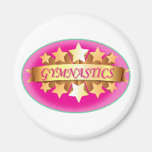 Gymnastics Gifts for Gymnasts Refrigerator Magnet