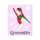 Gymnastics girl gallery wrap canvas