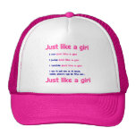 Gymnastics Like a Girl Hat