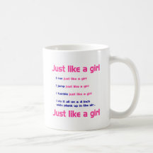 Gymnastics Like a Girl Mugs